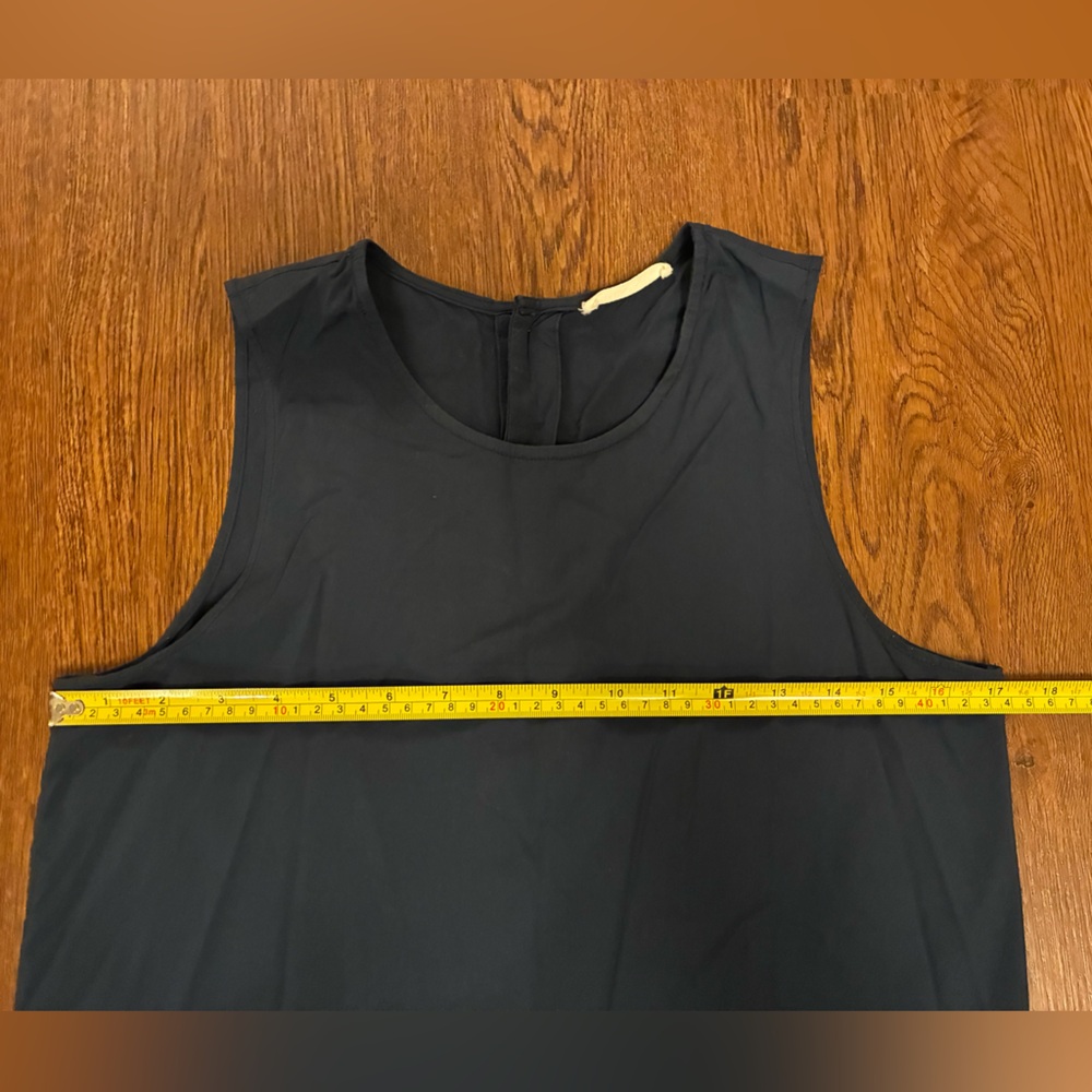 Marine Layer Navy Blue Button Back Sleeveless Top… - image 8